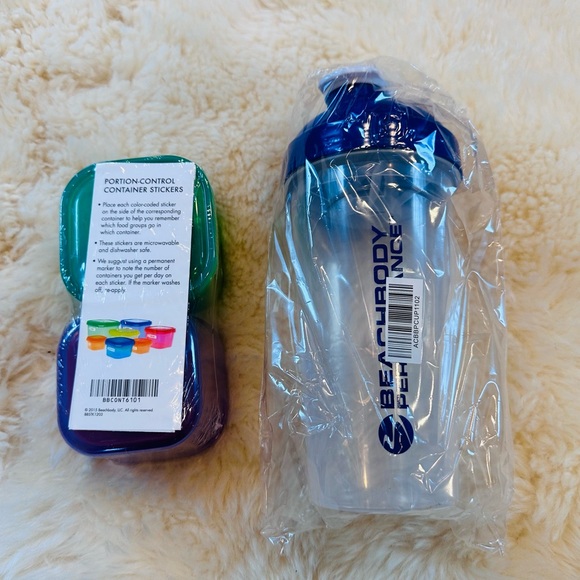 Portion Control Containers, Shaker Cup & 2B Mindset My Tracker - Picture 2 of 13